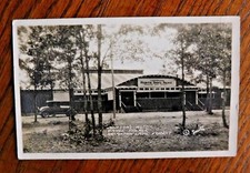 1930s RPPC Real Photo Johnson’s Rustic Dance Palace Houghton Lake Michigan MI picture