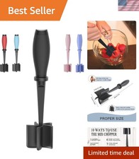 Ergonomic Nylon Meat Masher with 5 Curved Blades - Perfect for Hamburger Prep picture