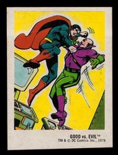 1978 ORIGINAL Tastee DC Comics Superheroes Stickers GOOD vs EVIL Card 17 of 30 picture