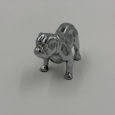 Vintage Mack the English Bulldog Gm Institute Pewter Polished Silver RARE picture