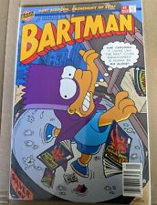 BARTMAN #1 Comic Book The Simpsons Bongo Comics silver Foil 1993 w/poster insert picture