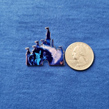 2025 DLR Disneyland Hidden Mickey Disney Pin - Castle - Sorcerer Mickey - Wave B picture