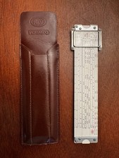 Frederick Post Co Versalog Hemmi 1461L Slide Rule With Leather Case Japan picture