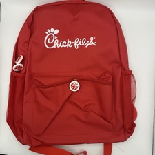 Chick-fil-A School BackPack White Red Book Bag School Collectible picture