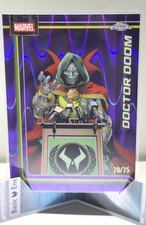 2026 Topps Chrome Marvel Doctor Doom #028 Purple Parallel 70/75 picture