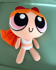 Vintage 1999 Powerpuff Girls Blossom Swimsuit Plush Stuffed Toy Trendmasters picture