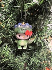 ~Custom Painted Godzilla McDonalds Hello Kitty Christmas Ornament  picture