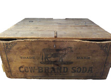 Antique Dwight's Cow-Brand Soda Box Crate picture