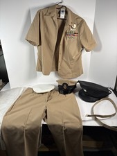 US Navy Women’s Khaki Uniform Set 20R Career Counselor Hat Pants Shirt DLA picture