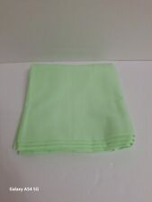 Vintage Woven Cotton Linen Mint Green Fabric Lightweight 189