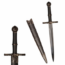 14.5in Mini Western Sword/Stainless Steel Blade/Black Short Sword/Cosplay/Gift picture