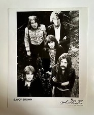 Savoy Brown Press Promotional Photograph 8x10 B&W 1970s picture