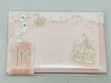 Miki Takei mini Message card envelope set 5 sheets / Pink color Japan New picture