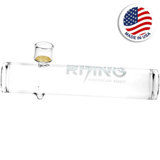 Phoenix Rising Steamroller Pipe | Wide Chamber | Clear | 7.5