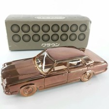 TOYOTA CROWN Royal Saloon 1978 Cigarette Case Ashtray Metal Vintage Unused Rare picture