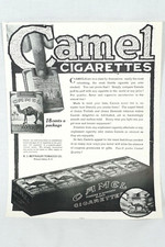 1916 Camel Cigarettes 12x9 In Full Page Advertisement Camel RJ Reynolds Tobacco picture
