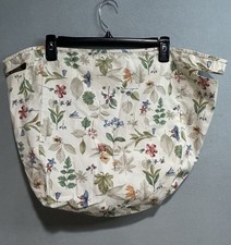 Longaberger Botanical Fields Cotton Basket Liner 14x9x12.5 Newspaper Basket? picture