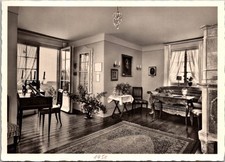 Annettes Parlor Room Interior Fürstenhäusle Meersburg Real Photo RPPC Postcard picture