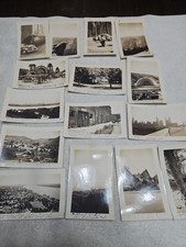 Vtg Actual Photographs 15 Real Mini Photo c. 1938 picture