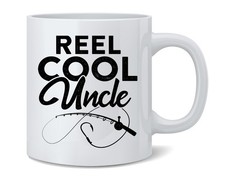 Reel Cool Uncle Fishing Rod Fisherman Funny Ceramic Coffee Mug Tea Cup 12 oz picture