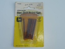 VTG Hand Drill Eggbeater John Deere Points 8Pcs Millers Falls Stanley Yankee NOS picture
