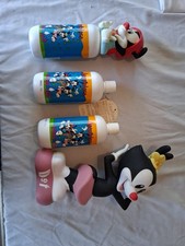 Animaniacs Bubble Bath Wakko 1995 Warner Bros Dot Shampoo 3 Bubbke Bath Bottles picture