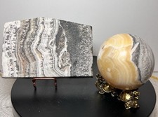Banded Calcite 2 Piece Set - see description & pics for more info picture