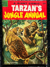 Edgar Rice Burroughs' Tarzan's Jungle Annual #4 (Dell Comics August 1955) 96pgs picture