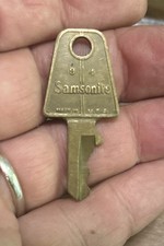Vintage Samsonite Brass Luggage Key 94 Shwayder Bros Inc Denver Detroit picture