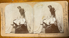 Antique Keystone Stereoview 1897 Sleeping Children Kingdom of Heaven picture