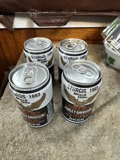 4 Harley Davidson Sturgis 1993 Beer Cans Black Hills picture