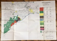 Vintage Map x 1 Geelong Cartography Monash University 1975 No. 9 picture