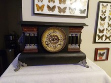 GILBERT MANTLE CLOCK 1908