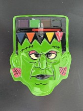 Vintage Plastic Frankenstein Monster Paint Kit Halloween Decoration Rare picture