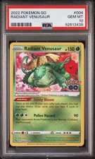 PSA 10 2022 POKEMON GO #004 RADIANT VENUSAUR picture