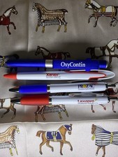 Xanax Oxycontin Lexapro Prozac 🔥4 Rare Pharma Merch Pens - All Work picture