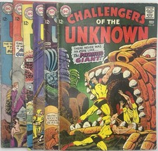 Challengers Of The Unknown Lot Of 6 #33-#34 | #42 | #45 & #58-59 (DC Comics) picture