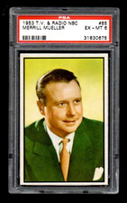 1953 Bowman NBC Radio TV Stars #85 Merrill Mueller Today Commentator PSA 6  picture