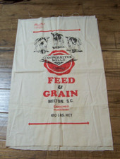 Vintage Cooperative Mills, Inc. Burlap Freight Shipping Bag Fabric - 35