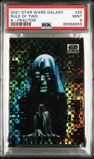 2021 Topps Star Wars Chrome Galaxy Rule of Two X-Fractor 08/10 #25 PSA 9 picture