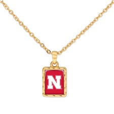 Nebraska Cornhuskers, Licensed University Emblem Vivian ecklace, 18K gold plated picture