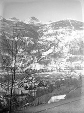 The village of Villard in French Alps in France in 1938 Old Photo picture