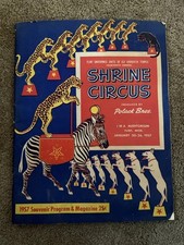 1957 Shrine Circus Souvenir Program & Magazine picture