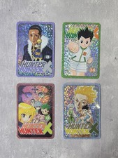 Vintage Hunter x Hunter HxH Trading Cards Lot 4 Prism Holo Gon Hisoka Chrollo picture