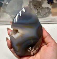 Orca Agate Freeform | Natural Druzy Orca Agate Flame | Madagascar picture