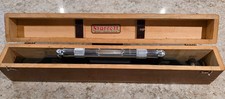Starrett No. 98-18 Machinists Precision Level 18 Inch w/Original Box 1940's/50's picture