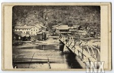 RARE 1860s CDV Photo OIL CITY Boom Town McClintockville Pennsylvania History picture