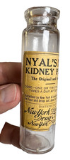 Antique Nyal’s Buchu Juniper Kidney Pills Bottle Original Label NYC New York NY picture