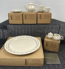 Longaberger Collector's Club Miniature Tea Set with Boxes 12pcs picture