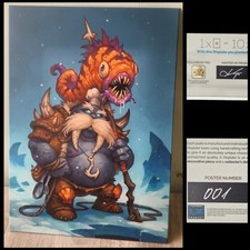 Hearthstone Tuskaar Fisherman Blizzard Metal Print Art World Of Warcraft Figure picture